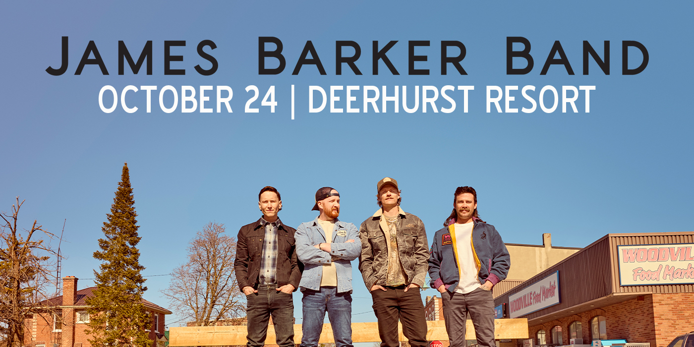 JAMES BARKER BAND COMES TO DEERHURST ON OCTOBER 24TH!