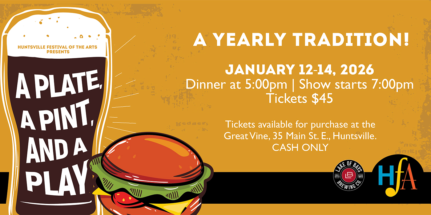 JOIN US FOR A PLATE, A PINT & A PLAY!